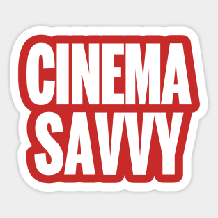 Marvel Cinema Savvy Logo! Sticker